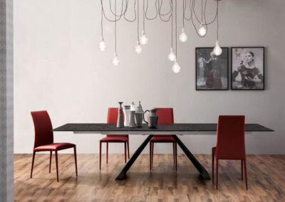 Table Tonin Casa Ventaglio for kitchen and dining room