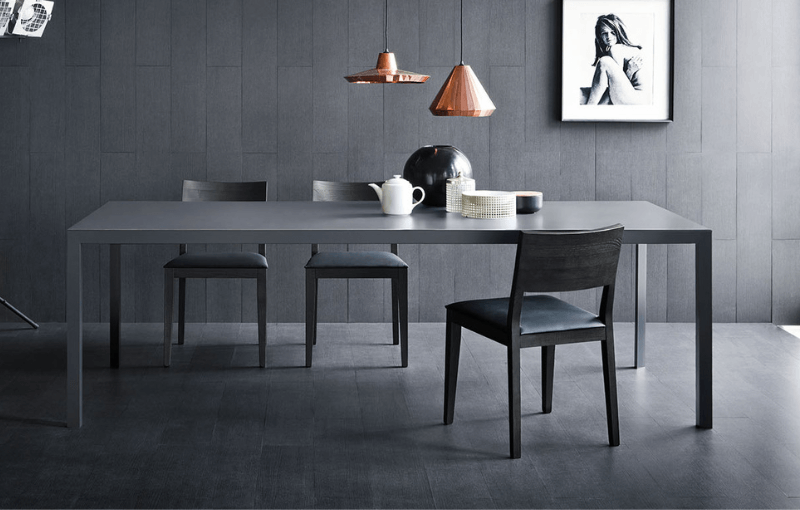 Italian monolithic table Riflessi Unico