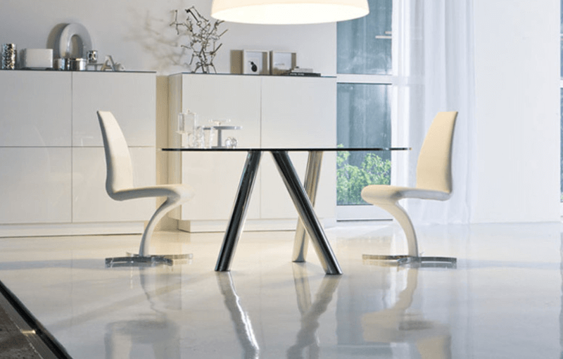 Italian monolithic table Riflessi Unico