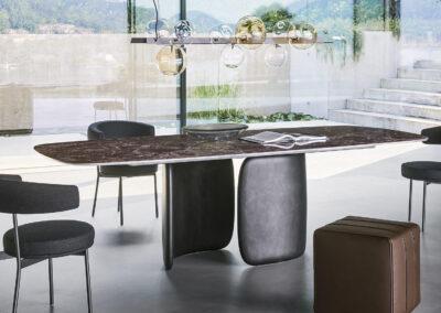 Table Bonaldo Mellow with ceramic top