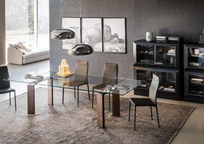 Tavolo Daytona Cattelan con base in legno