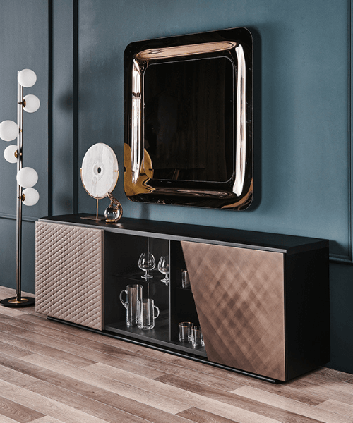 Credenza di design italiano Aston Cattelan6 Credenza con vetrina Cattelan Aston
