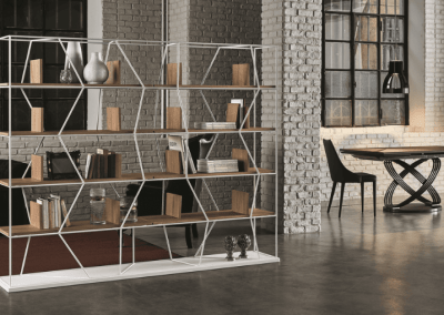 Lexington Bontempi Italian metal bookcase