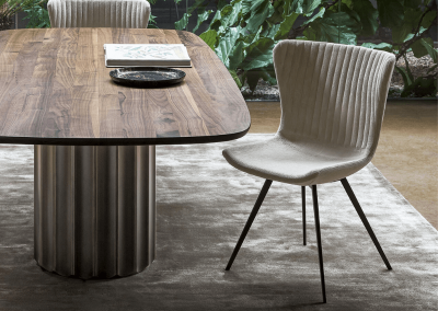 chair with metal legs Colibri Bonaldo