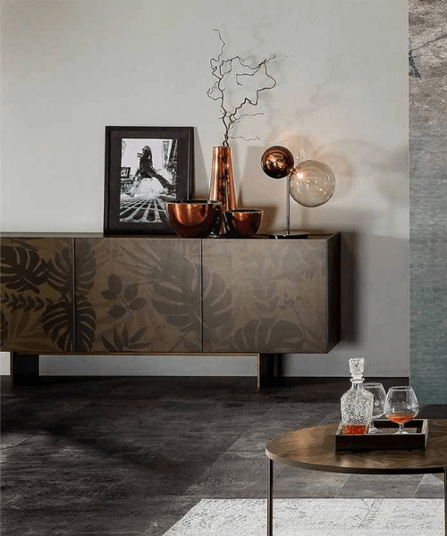 Sideboard with display cabinet Cattelan Aston