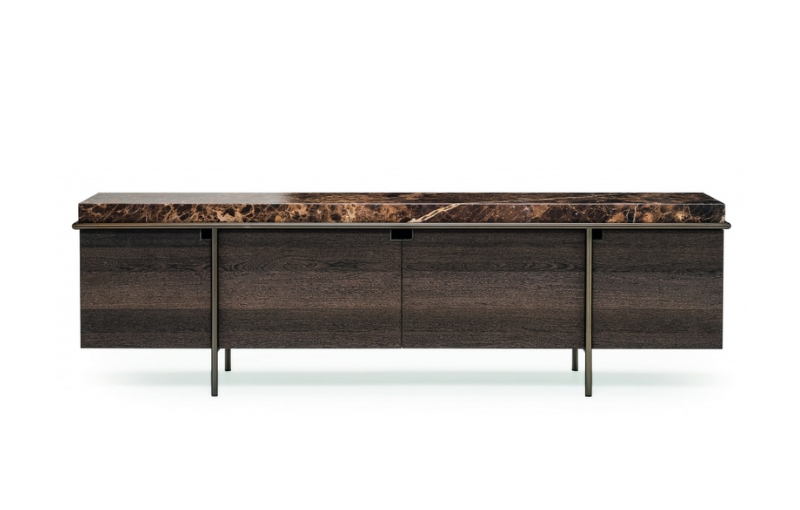 Cattelan Credenza italiana in legno Aston