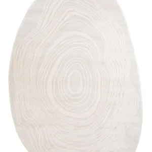 Modern carpet Organic Shape Cream